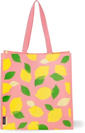 Kate Spade New York Reusable Shopping Bag, Grocery Tote with Shoulder Straps, Large Collapsible Tote