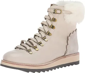 Kate Spade New York Women's Maira Hiking Boot,Off White Shalimar Calf,6.5 M US