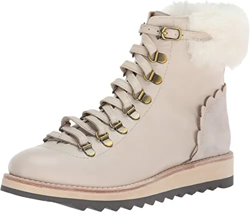 Kate Spade New York Women's Maira Hiking Boot,Off White Shalimar Calf,6.5 M US