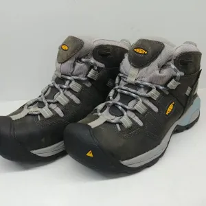 Keen Detroit XT Mid Waterproof Women Sz 7 Magnet/Sterling Blue Hiking Work Boot
