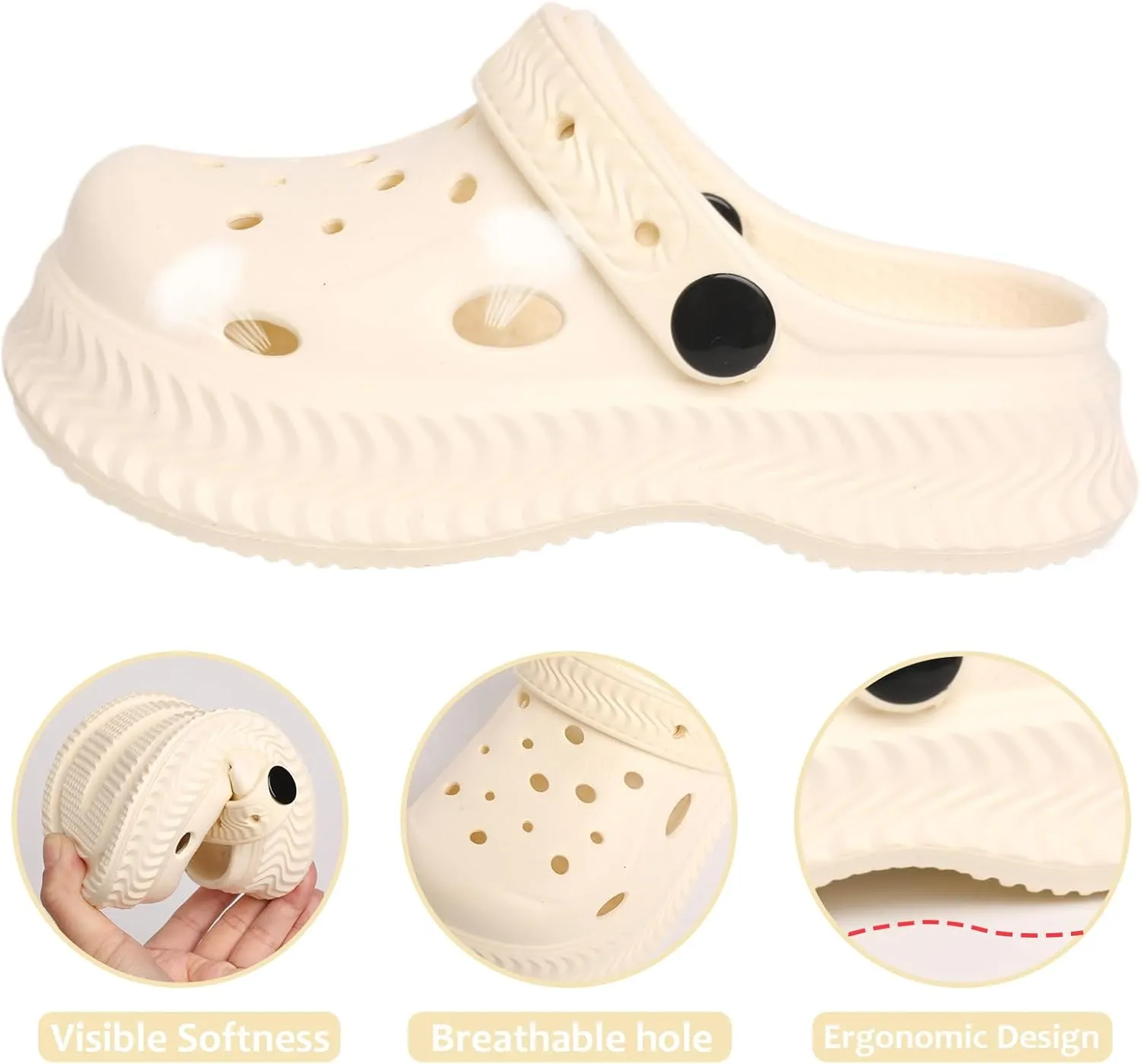 Kids Girls Boys Clogs Garden Shoes Toddler Slides Sandals Children Water Shower Beach Pool Slippers Indoor Outdoor Slip On Cute Water Slipper Shoes(Toddler/Little Kids)