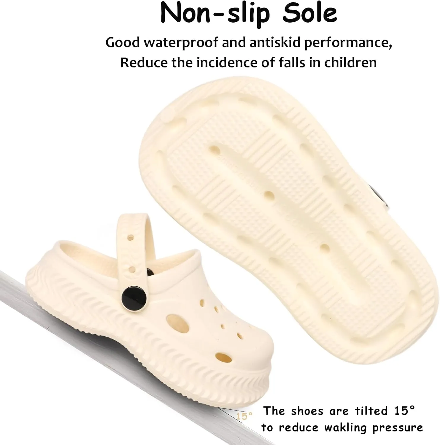 Kids Girls Boys Clogs Garden Shoes Toddler Slides Sandals Children Water Shower Beach Pool Slippers Indoor Outdoor Slip On Cute Water Slipper Shoes(Toddler/Little Kids)