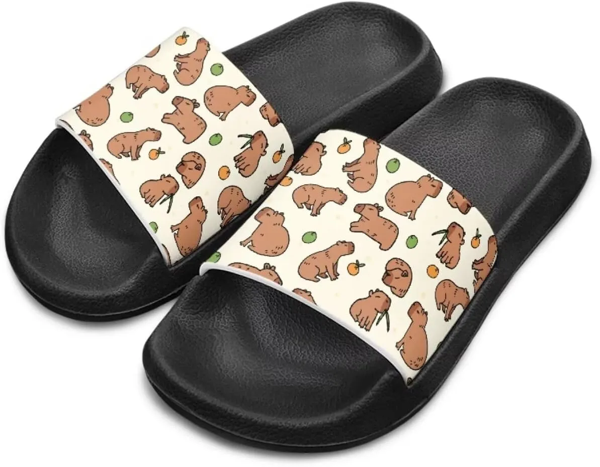 Kids Slide Sandals Footbed Sandal Comfort Toddler Slip On Summer Slippers for Beach Pool Little Big Kid