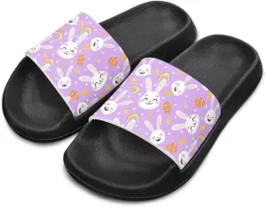 Kids Slides Boys Girls Shower Slippers Slip on Slide Sandals Non-slip Summer Beach Pool Shoes