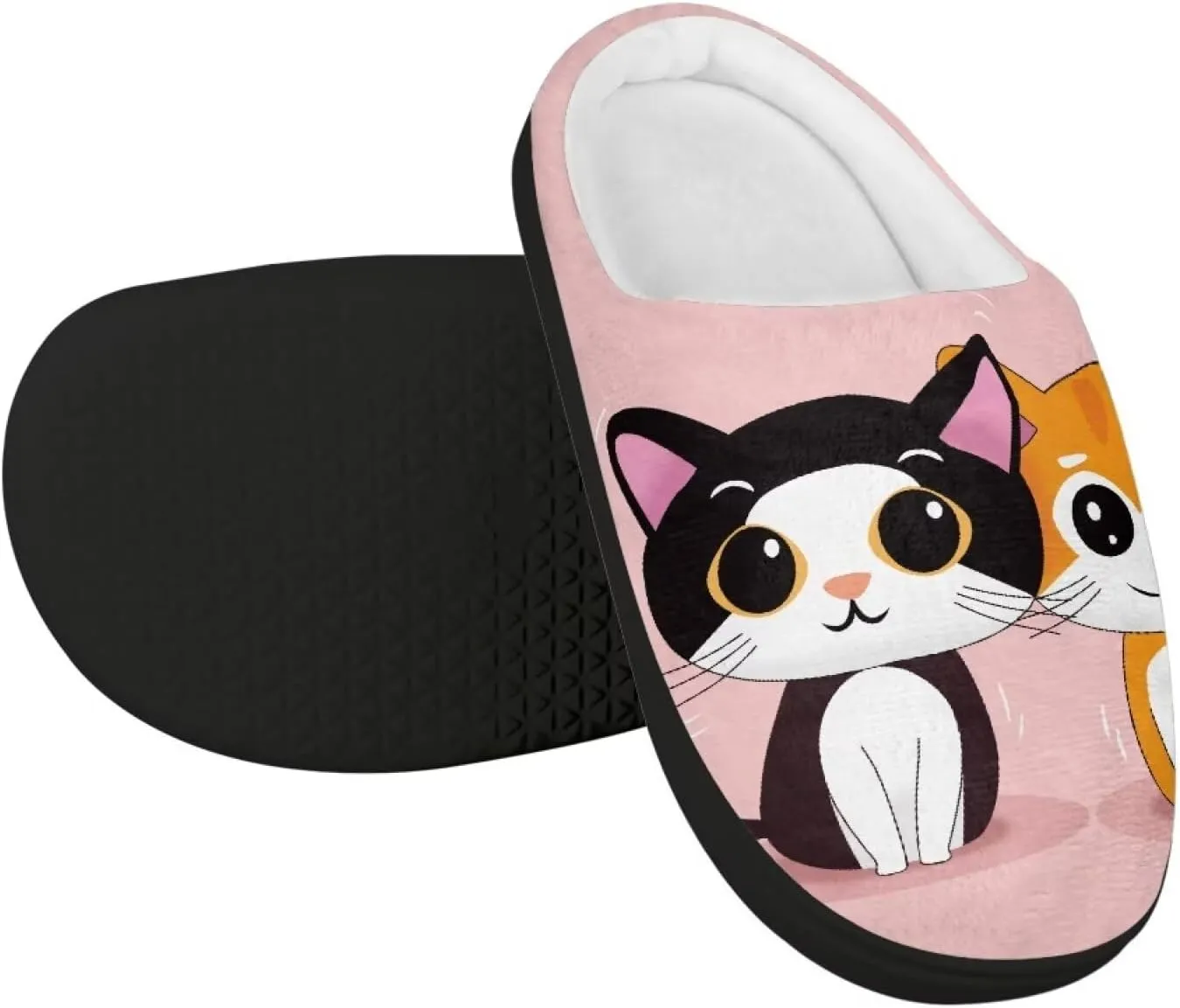 Kids Slip-On Fuzzy House Slipper Outdoor Cozy Non-Slip Slippers Warm Cute Slippers for Toddler Boys GirlsLittle kids US 9-15