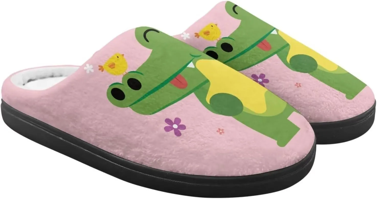 Kids Slip-On Fuzzy House Slipper Outdoor Cozy Non-Slip Slippers Warm Cute Slippers for Toddler Boys GirlsLittle kids US 9-15