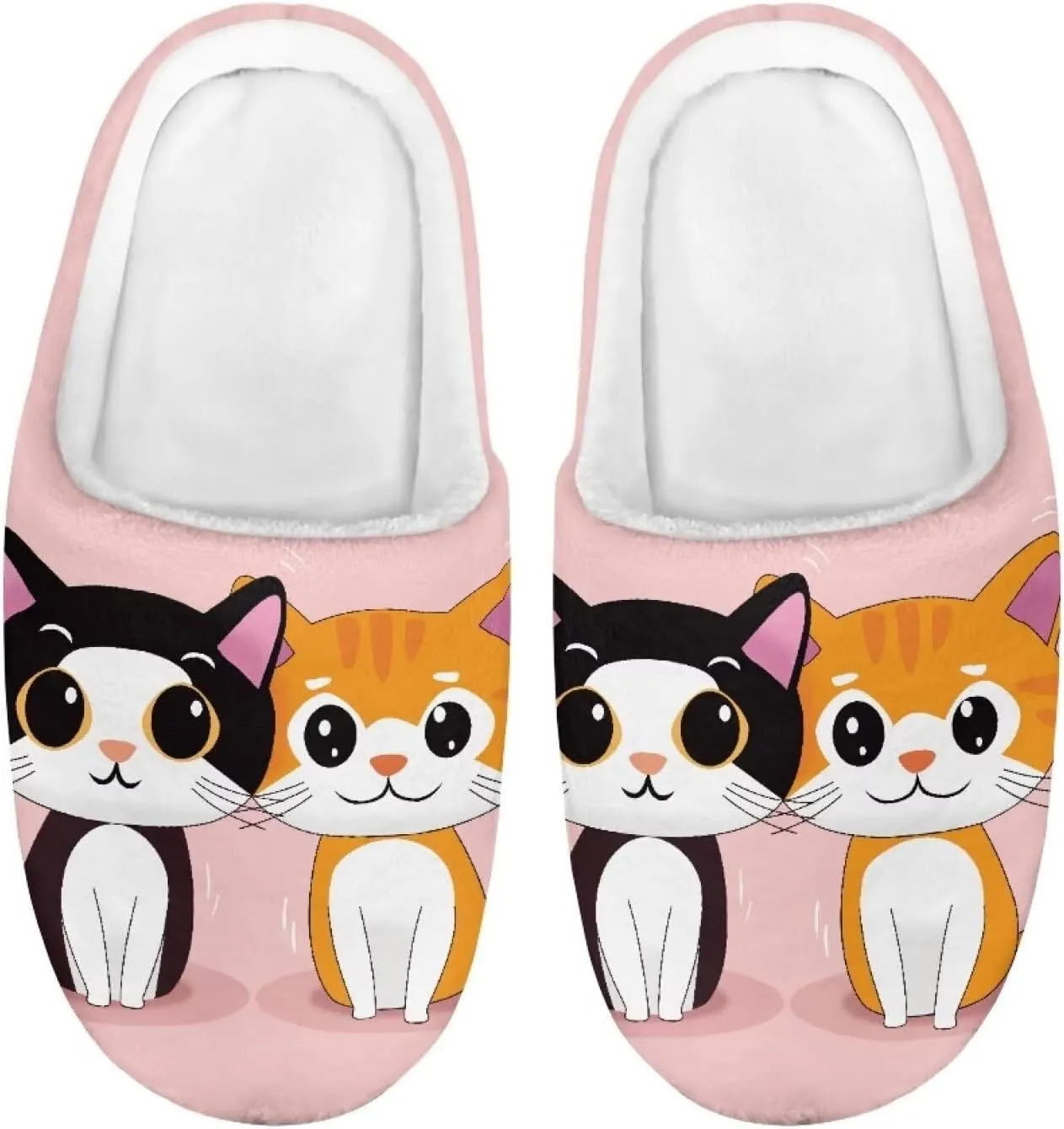 Kids Slip-On Fuzzy House Slipper Outdoor Cozy Non-Slip Slippers Warm Cute Slippers for Toddler Boys GirlsLittle kids US 9-15