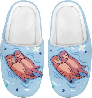 Kids Slip-On House Slipper Fuzzy Soft Non-Slip Outdoor Slippers Warm Comfortable Fluffy Slippers for Toddler US 9-15
