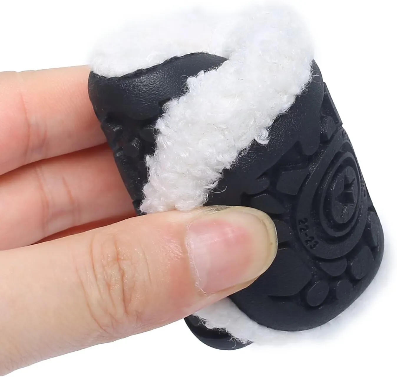 Kids Slippers Toddler Smile Face House Slippers Indoor Home Non-Slip Rubber Sole Shoes Warm Cozy Socks