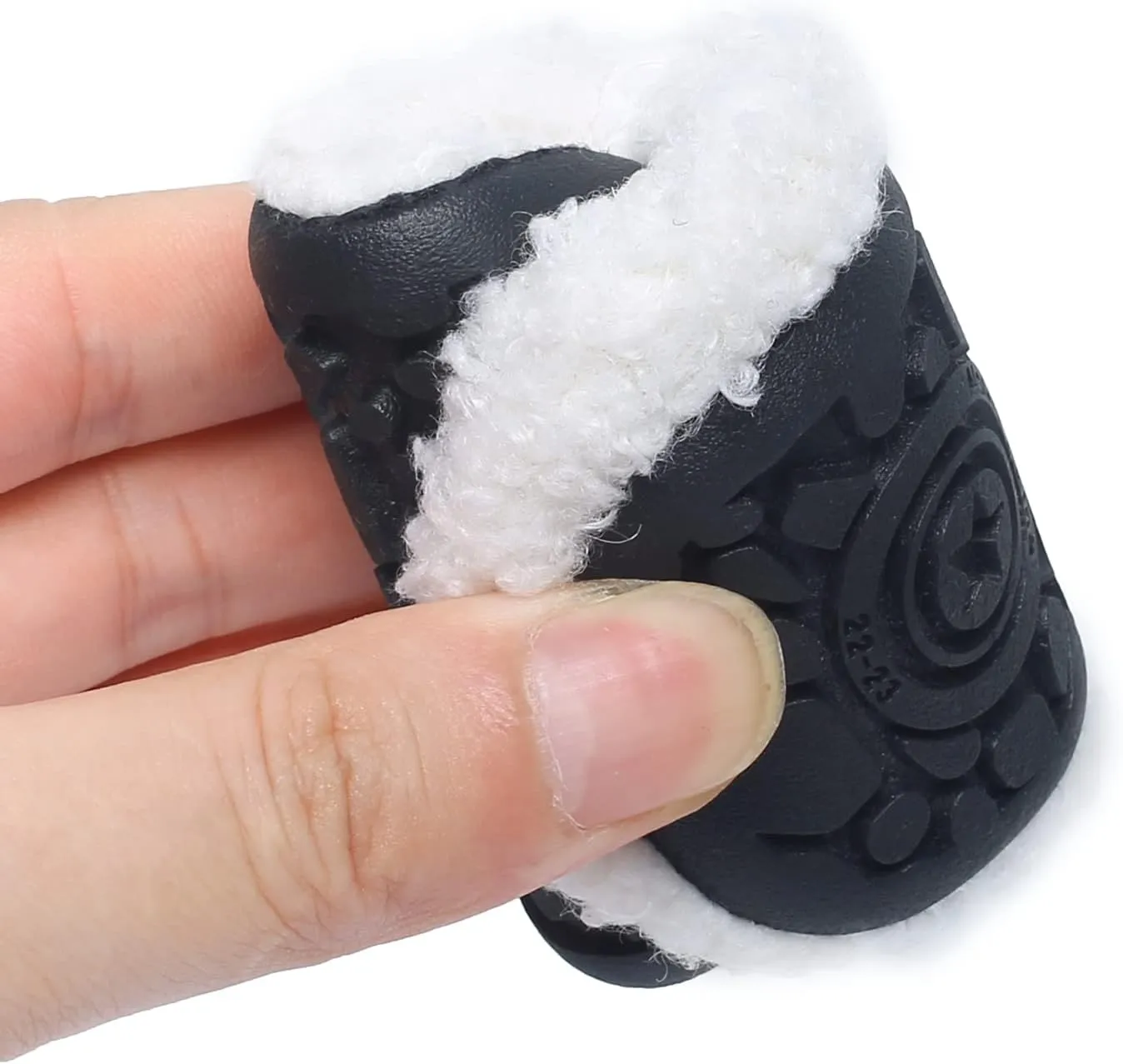 Kids Slippers Toddler Smile Face House Slippers Indoor Home Non-Slip Rubber Sole Shoes Warm Cozy Socks