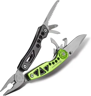 Kilimanjaro 910054 11-in-1 Multi-Tool with High Polished Tools - with Pliers, Wire Cutter, Knife, Saw Blade, Bottle Opener, Can Opener, Screwdriver, File