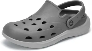 Kricely Clogs for Men with Arch Support Shower Hiking Sandals for Beach Water, Recovery Plantar Fasciitis Orthotic Slides
