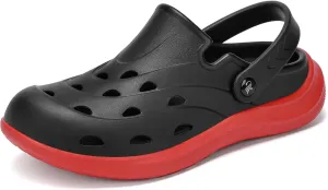 Kricely Clogs for Men with Arch Support Shower Hiking Sandals for Beach Water, Recovery Plantar Fasciitis Orthotic Slides