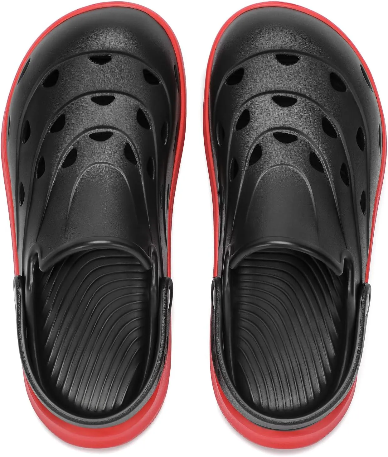 Kricely Clogs for Men with Arch Support Shower Hiking Sandals for Beach Water, Recovery Plantar Fasciitis Orthotic Slides