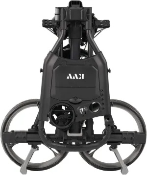 KVV 3 Wheel Compact Flat Folding Design Golf Push-Pull Cart with Lightweight and Sturdy Aluminum Frame