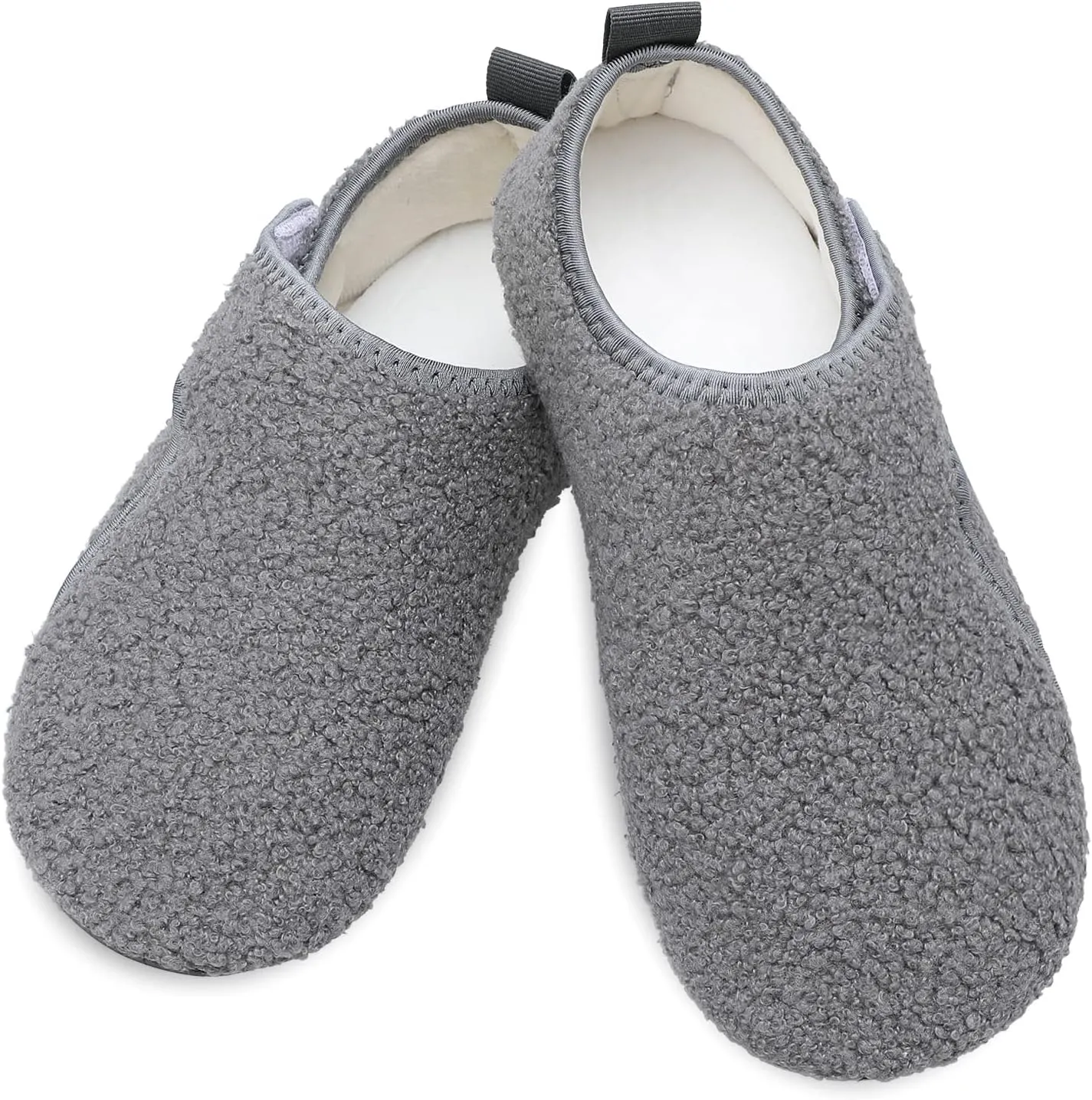 L-RUN Womens Mens House Slippers Indoor Home Shoes Warm Barefoot Slippers Outdoor House Shoes Anti-slip