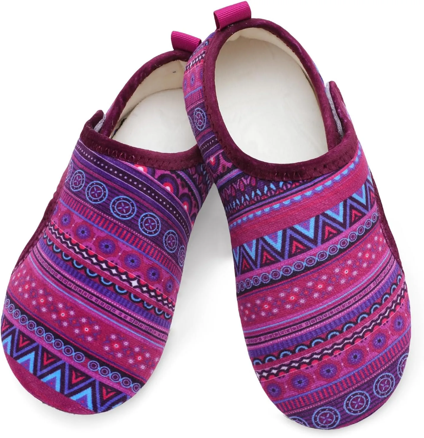 L-RUN Womens Mens House Slippers Indoor Home Shoes Warm Barefoot Slippers Outdoor House Shoes Anti-slip