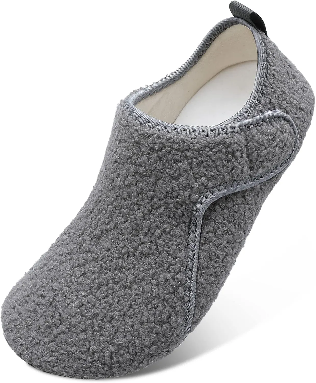 L-RUN Womens Mens House Slippers Indoor Home Shoes Warm Barefoot Slippers Outdoor House Shoes Anti-slip