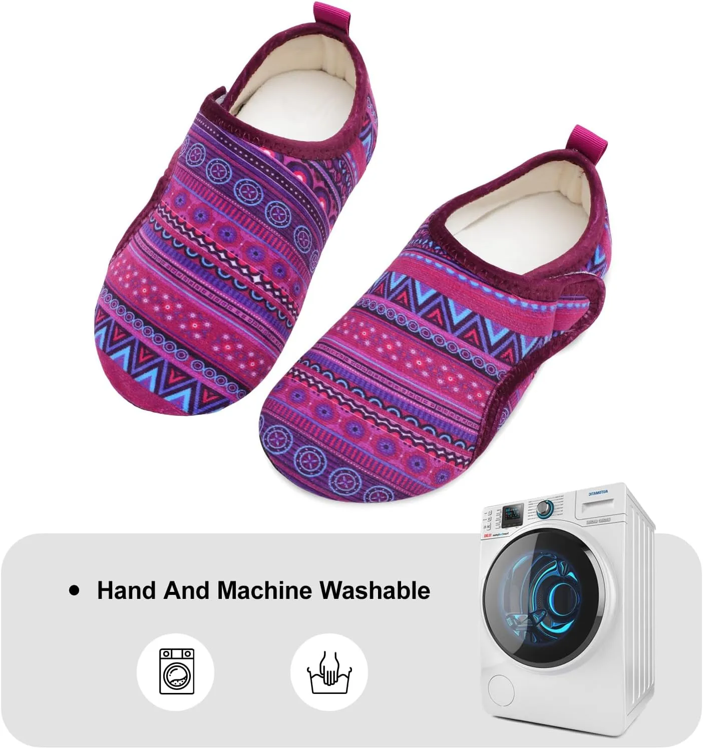 L-RUN Womens Mens House Slippers Indoor Home Shoes Warm Barefoot Slippers Outdoor House Shoes Anti-slip