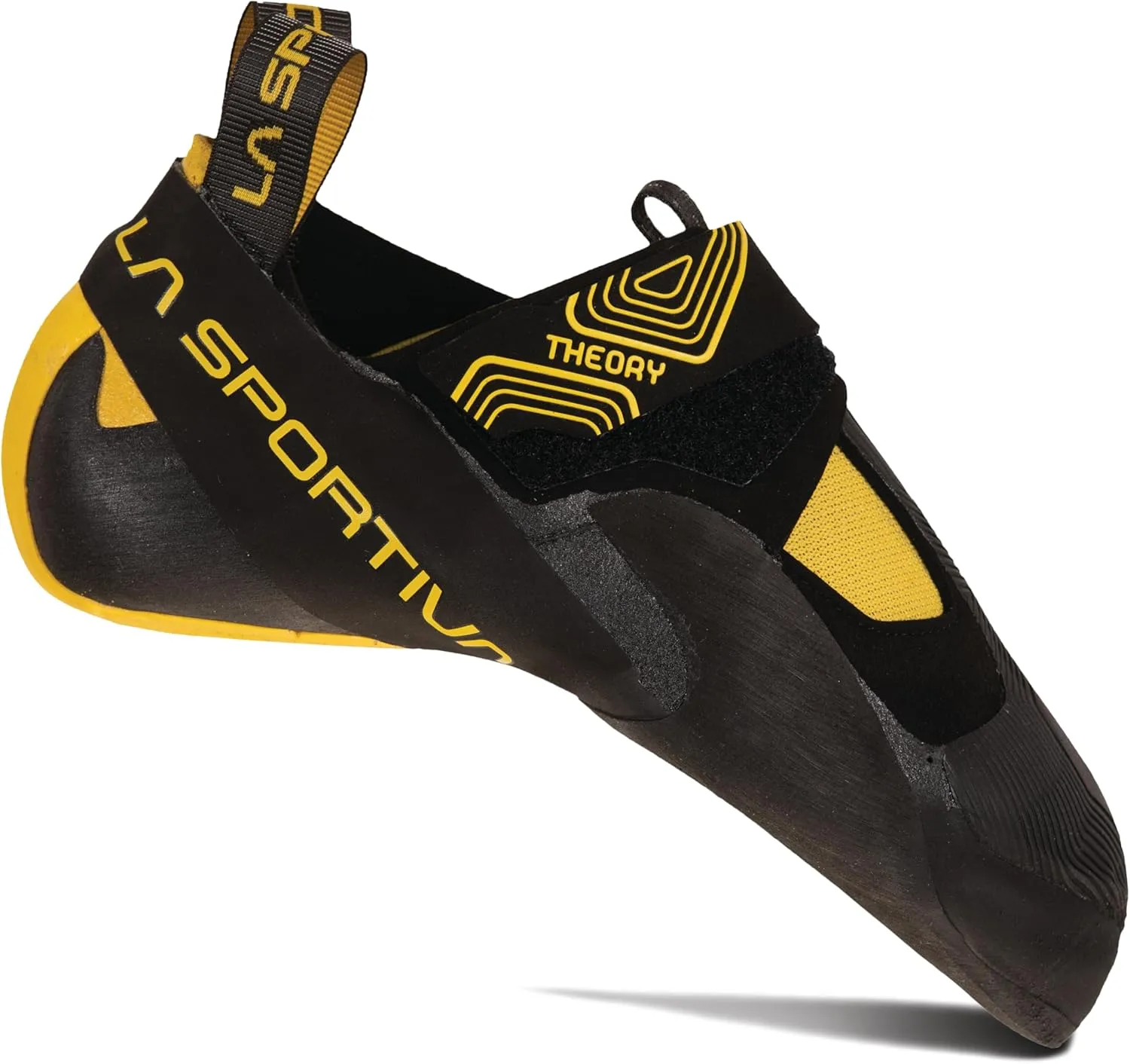 La Sportiva Mens Theory Performance Rock Climbing Shoes, Yellow/Black, 8.5