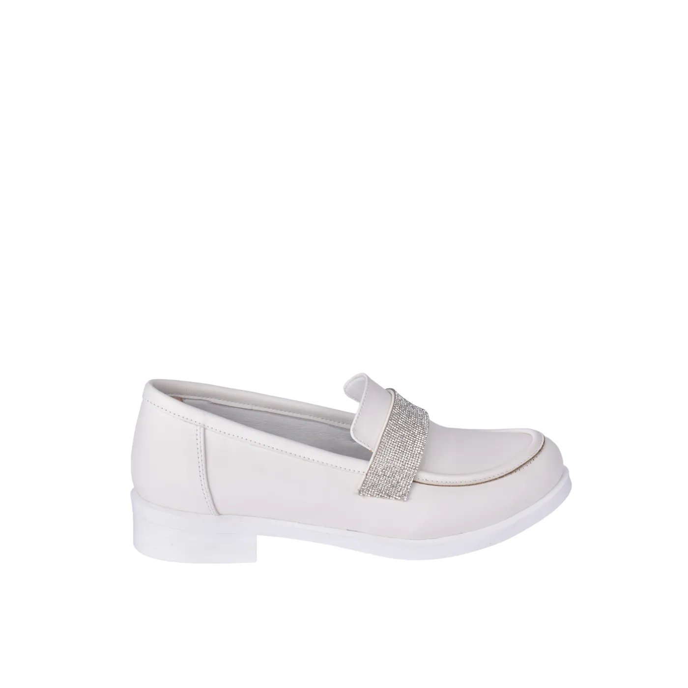 Leather Casual Loafer With Studs