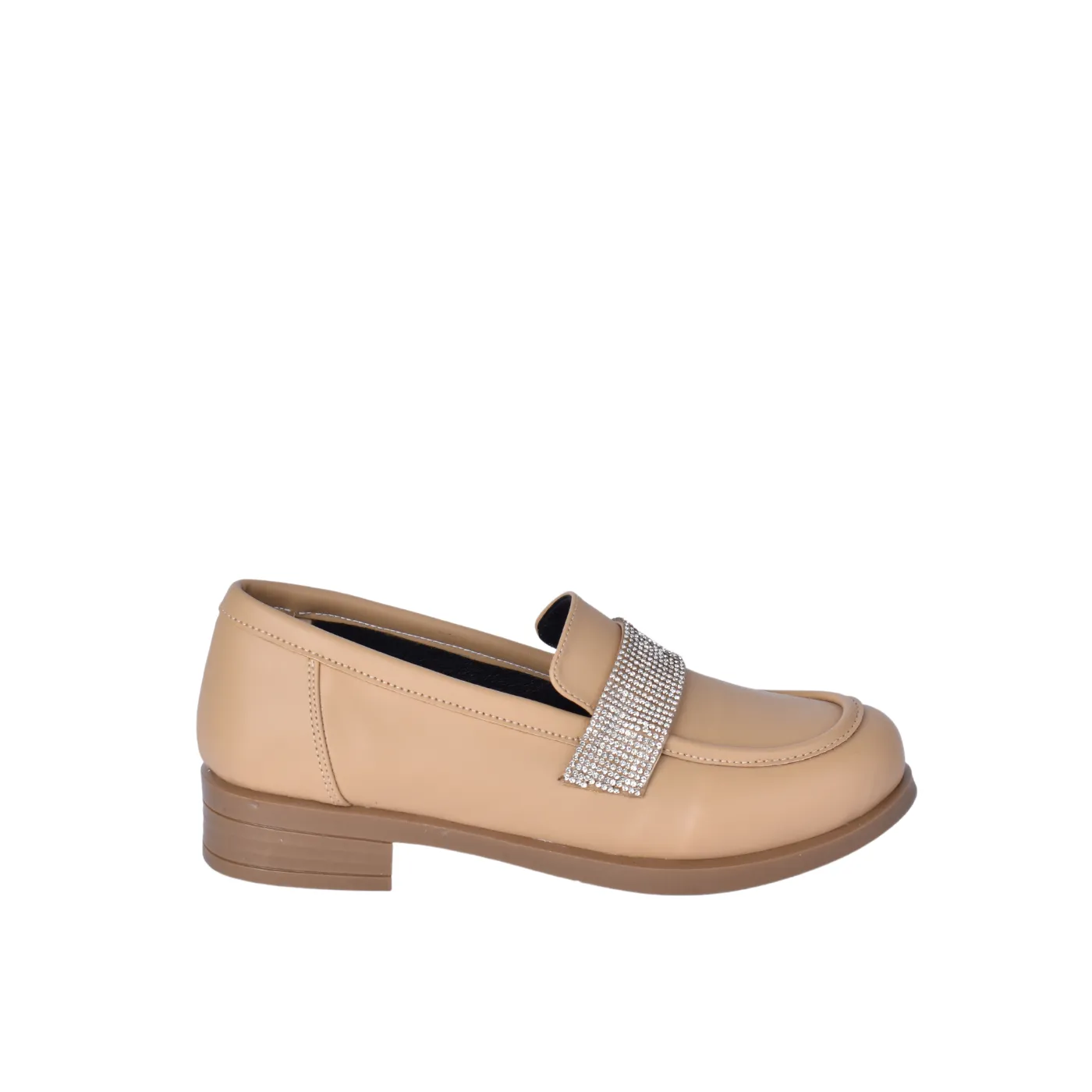 Leather Casual Loafer With Studs