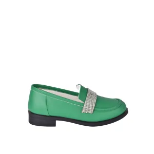 Leather Casual Loafer With Studs