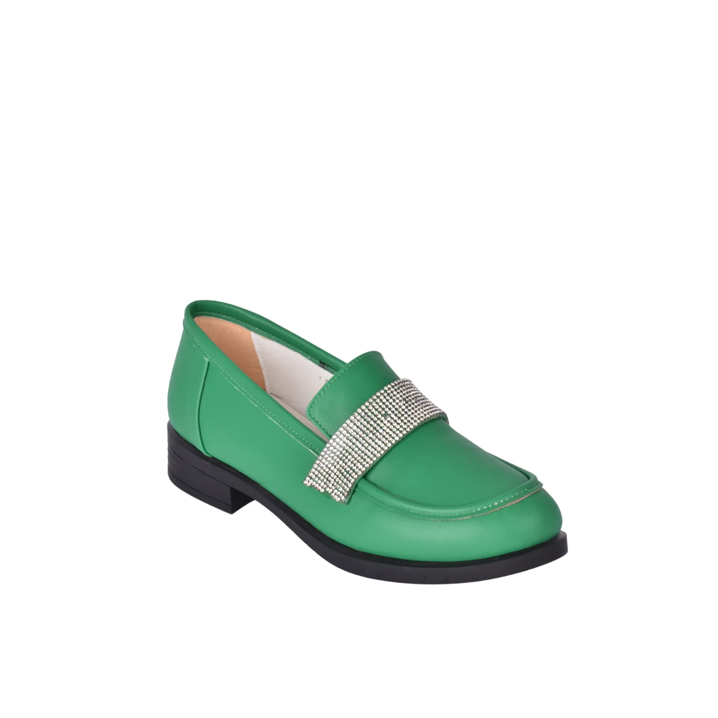 Leather Casual Loafer With Studs