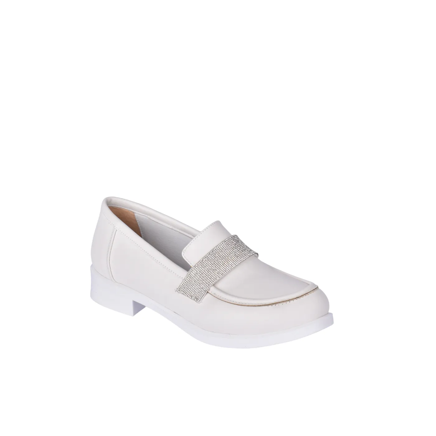 Leather Casual Loafer With Studs