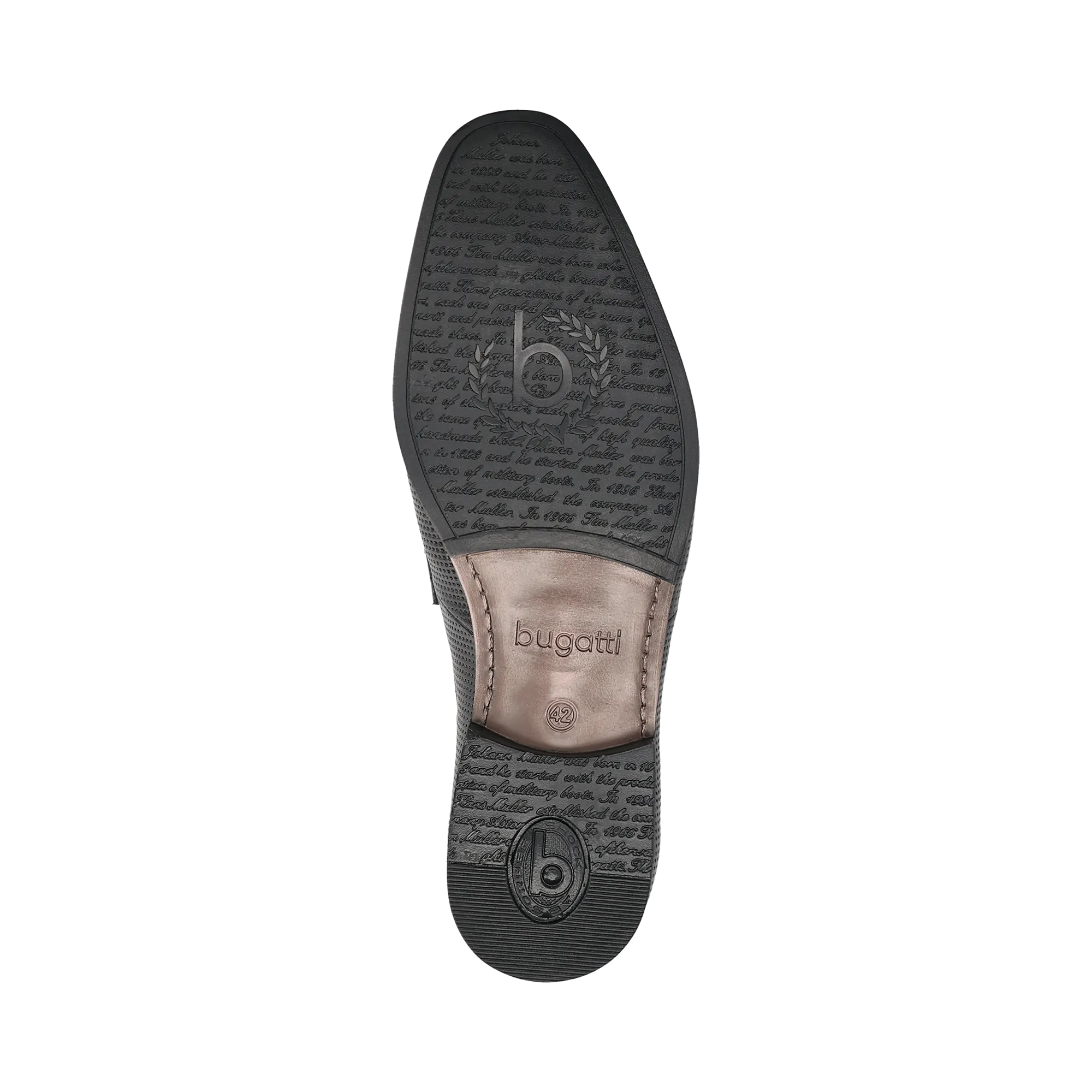 Leder Slip on schwarz
