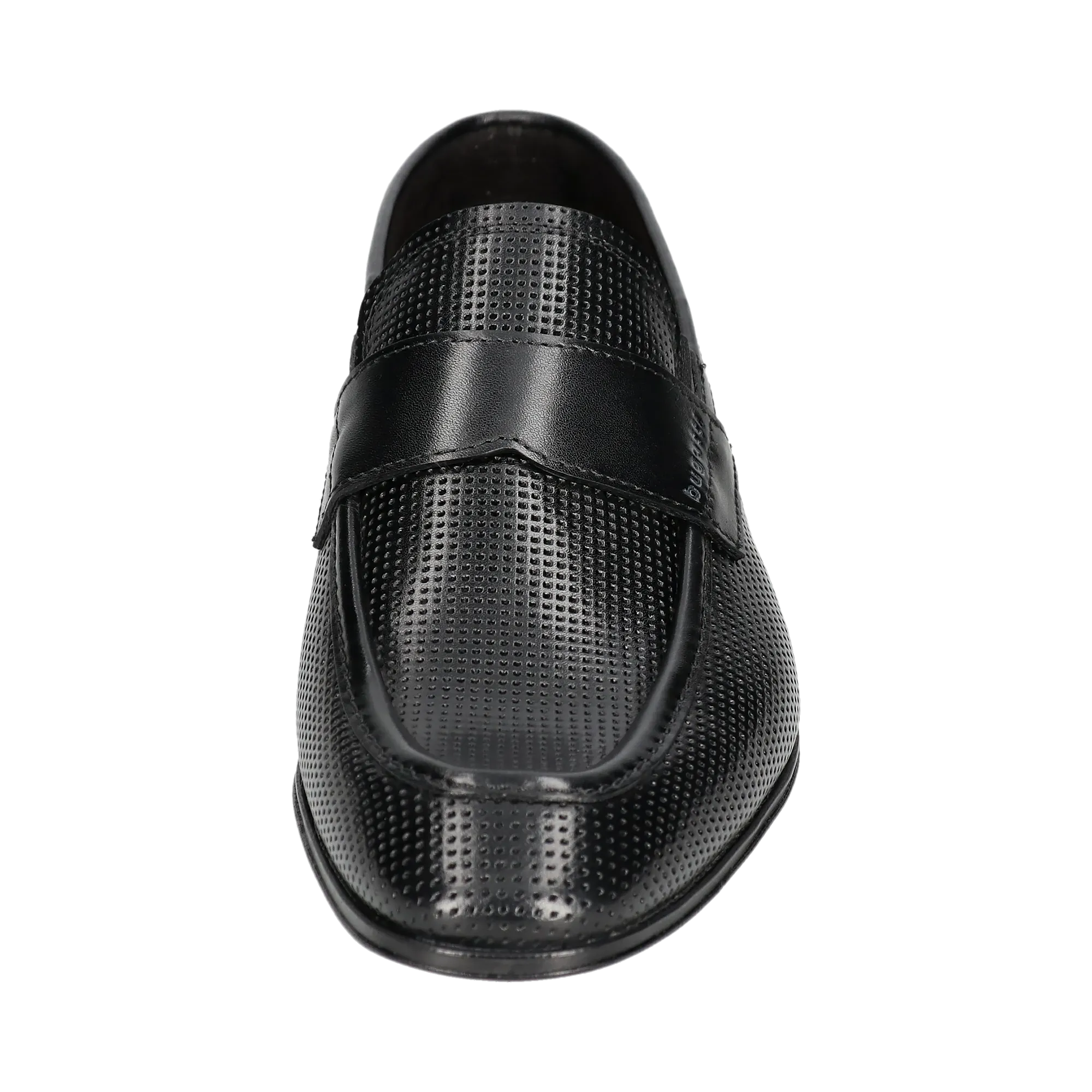 Leder Slip on schwarz