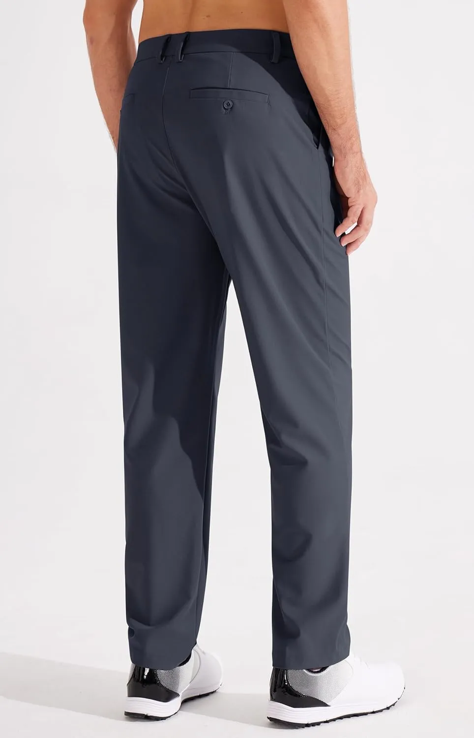 Libin Men's Golf Pants Classic Fit Flat Front Work Dress Pants 29" 31" 33" Stretch Casual Pants Lightweight with Pockets