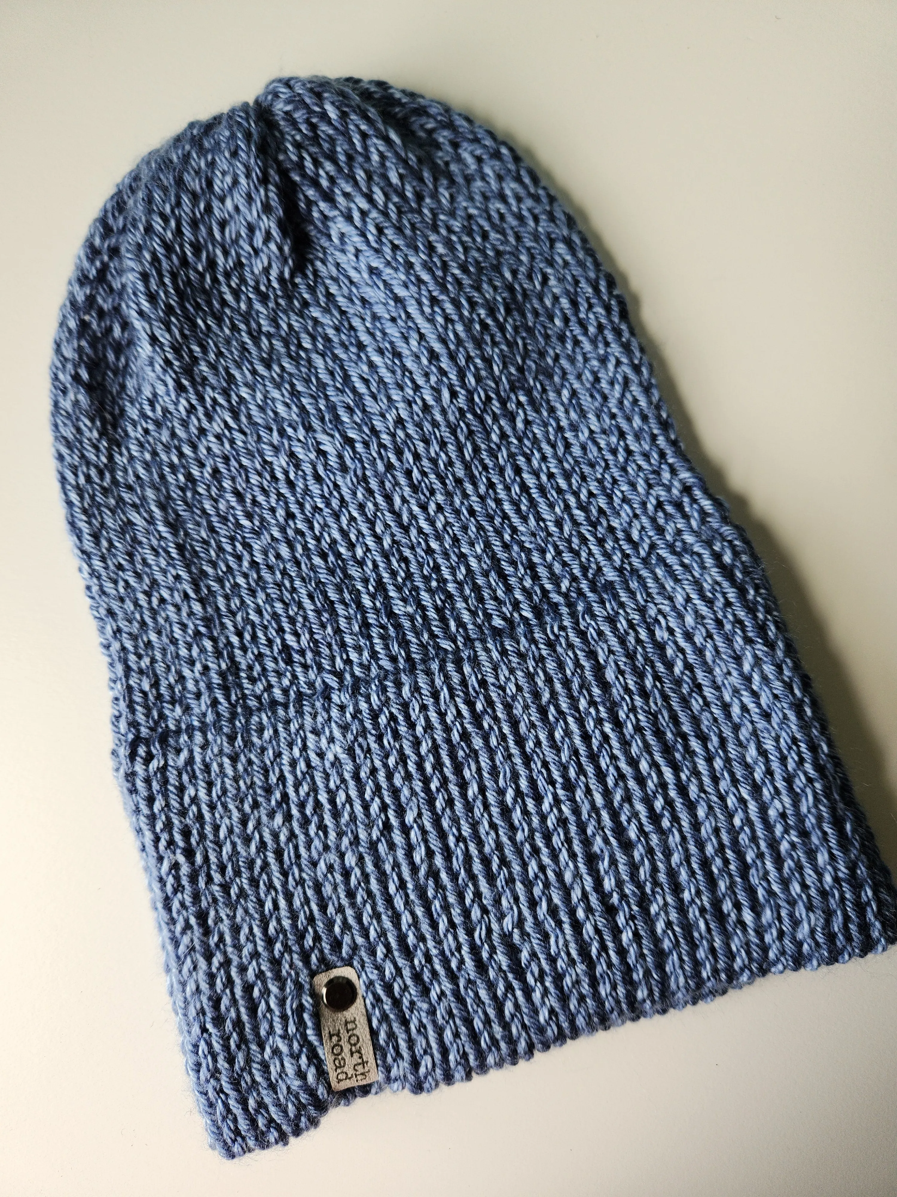 Lightweight Hat, Folded Double Brim Wool Free, Denim