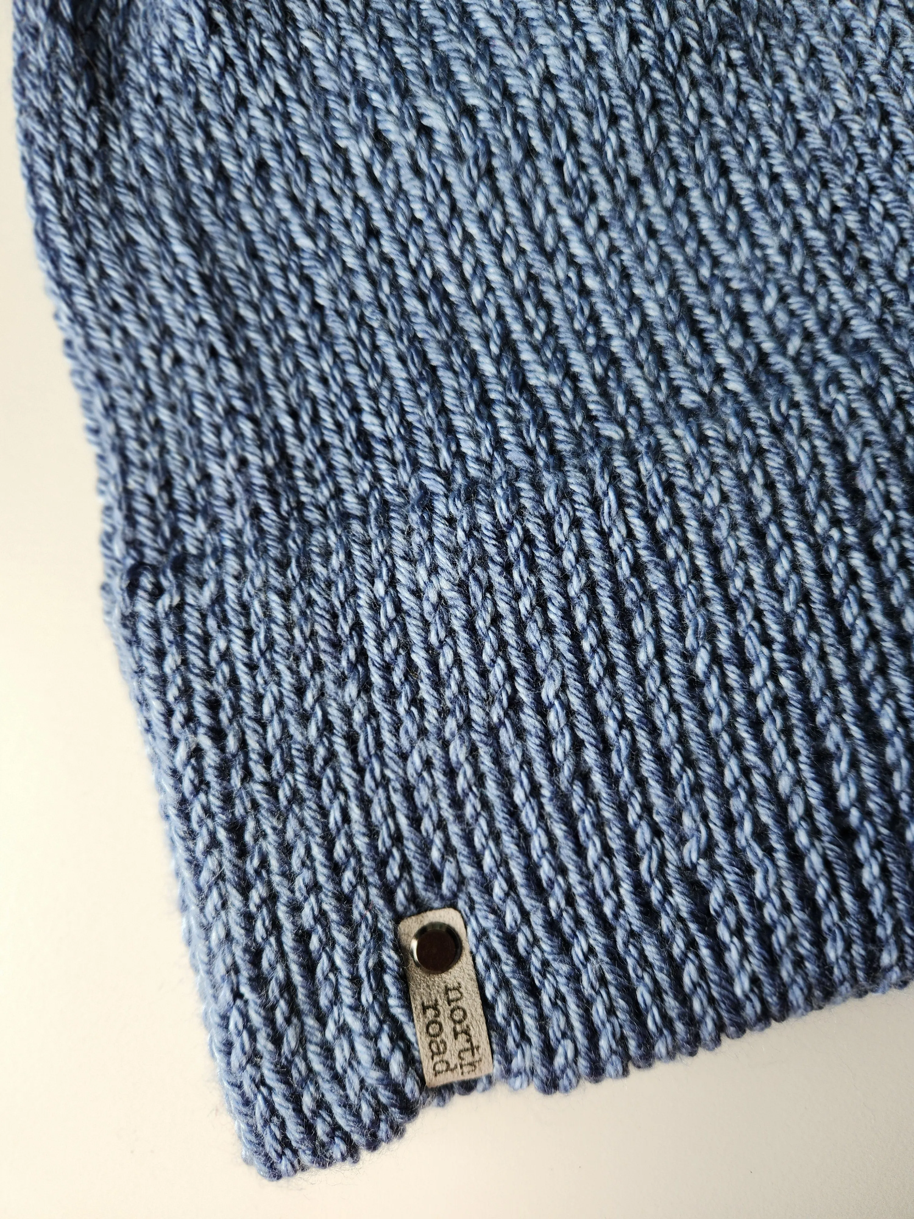 Lightweight Hat, Folded Double Brim Wool Free, Denim
