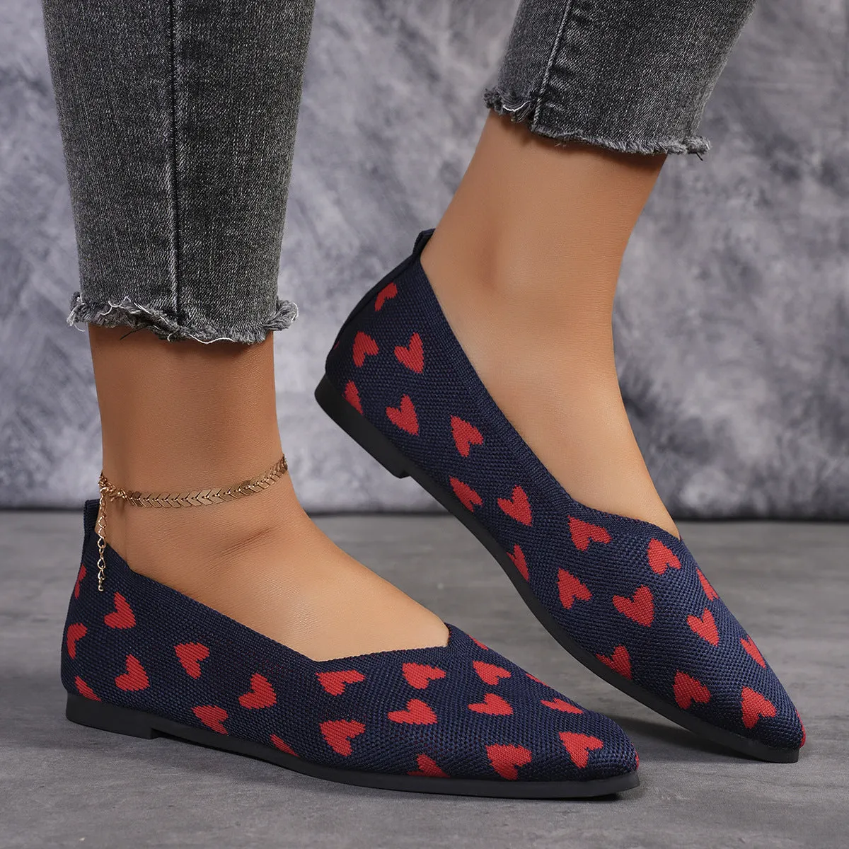 Lightweight Knit Casual Shoes