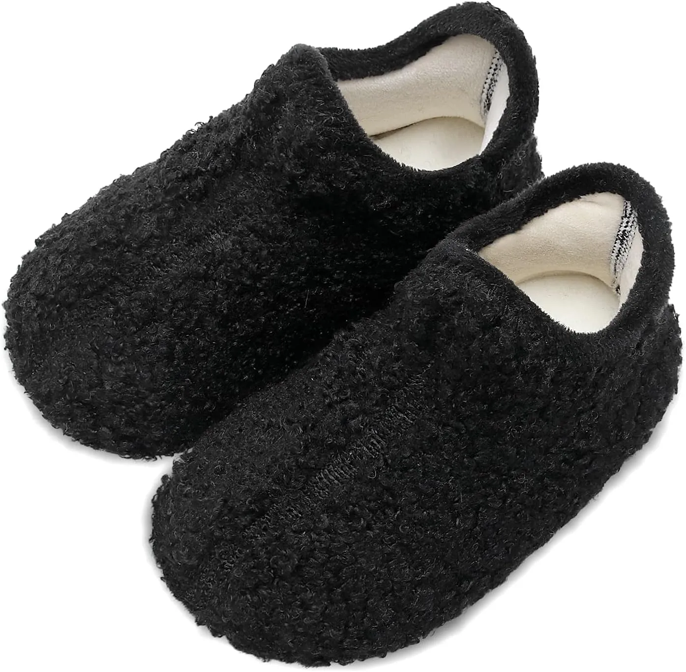 Lisdwde Kids Winter Indoor Household Shoes Toddler Boys Girls House Slippers Warm Socks for Baby