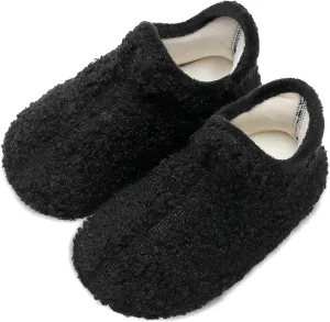 Lisdwde Kids Winter Indoor Household Shoes Toddler Boys Girls House Slippers Warm Socks for Baby