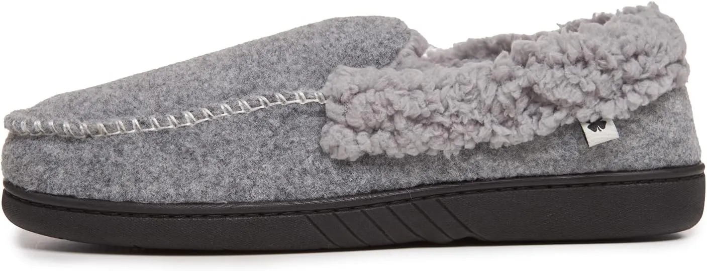 Lucky Brand Men's Faux Wool Sherpa Lined Slipper