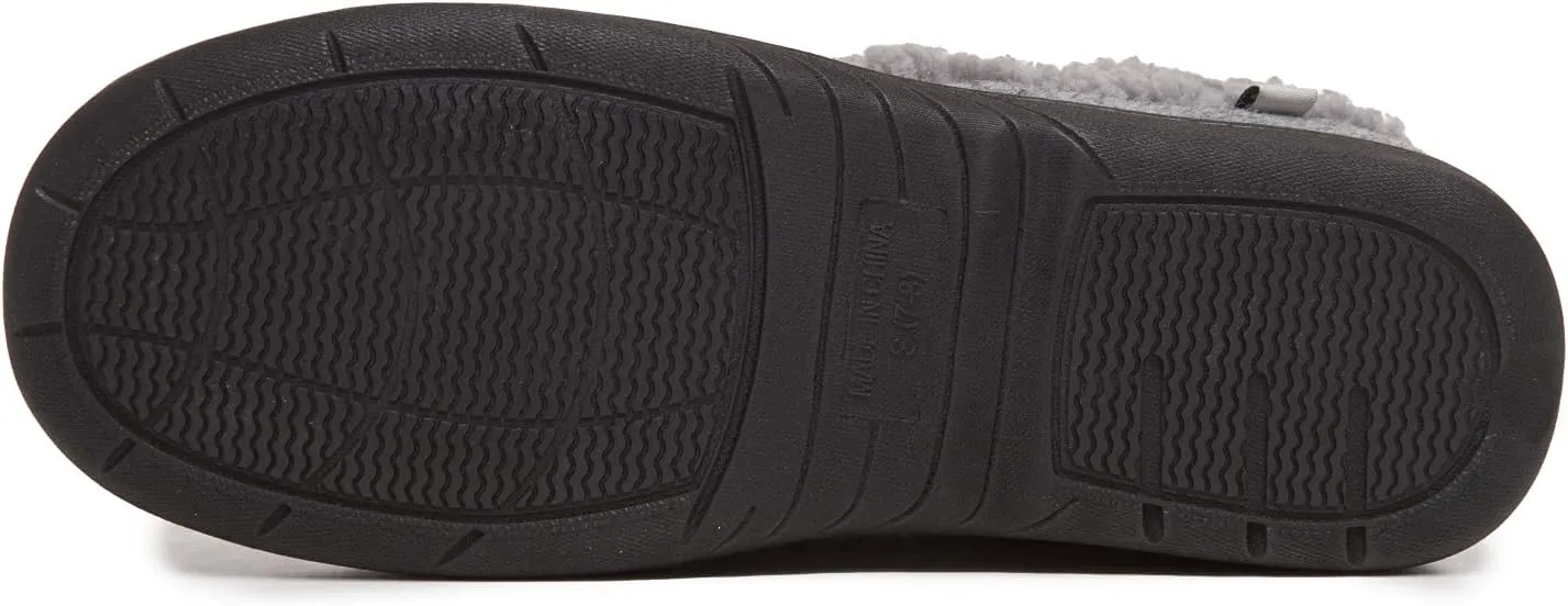Lucky Brand Men's Faux Wool Sherpa Lined Slipper