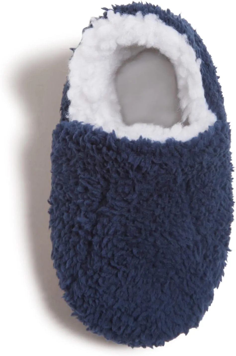 Lucky Brand Toddler Boys Non Slip Sherpa A-Line Home Slippers, Kids Rubber Sole Indoor House Shoes Bedroom Slipper, Size 5-10