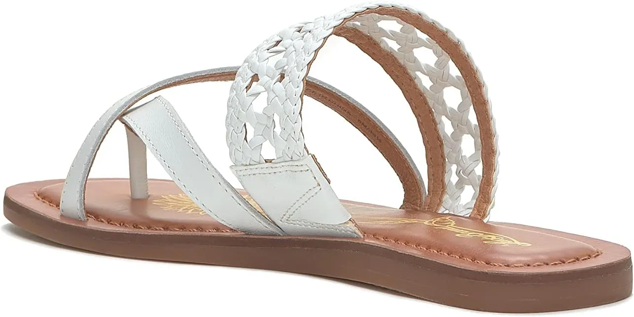 Lucky Brand Women's Beckery Woven Flat Sandal