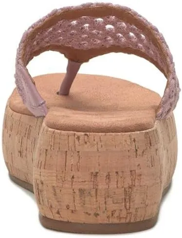 Lucky Brand Women's Jaslene Platform Thong Sandal Wedge