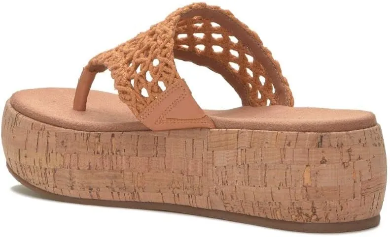 Lucky Brand Women's Jaslene Platform Thong Sandal Wedge
