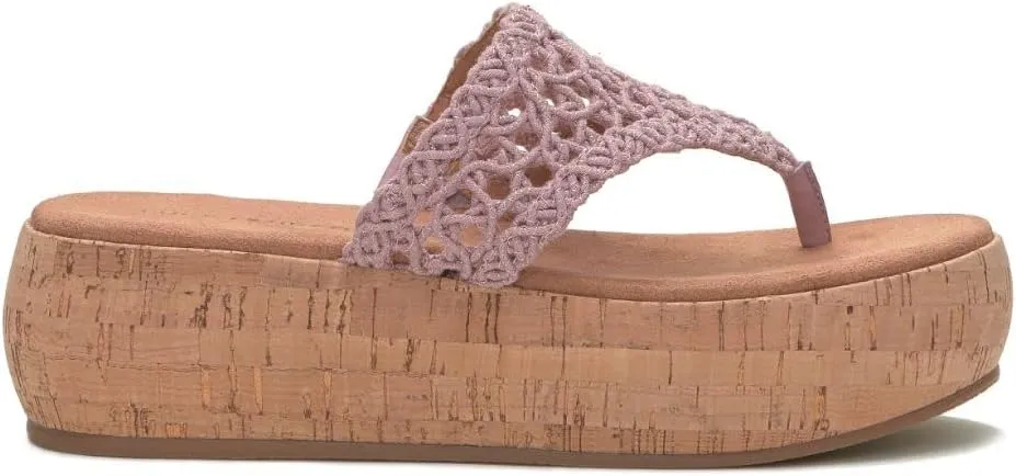 Lucky Brand Women's Jaslene Platform Thong Sandal Wedge