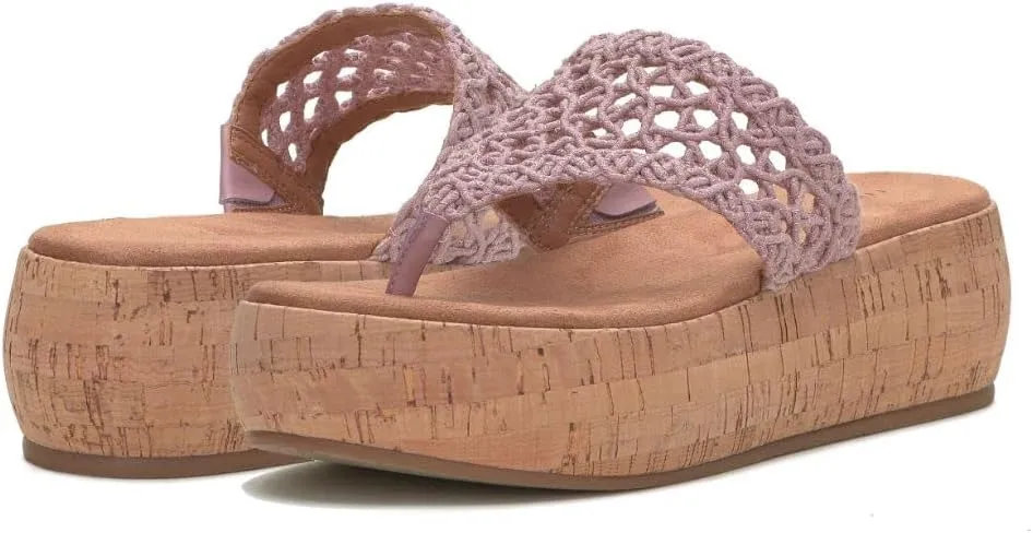 Lucky Brand Women's Jaslene Platform Thong Sandal Wedge