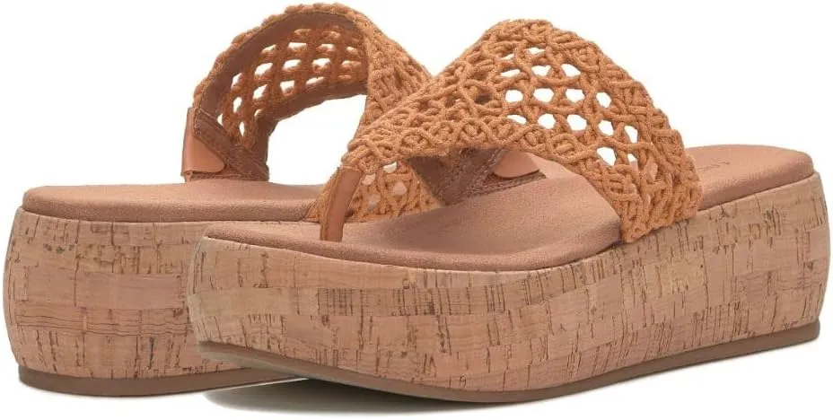 Lucky Brand Women's Jaslene Platform Thong Sandal Wedge