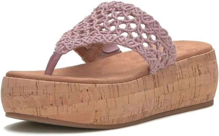 Lucky Brand Women's Jaslene Platform Thong Sandal Wedge
