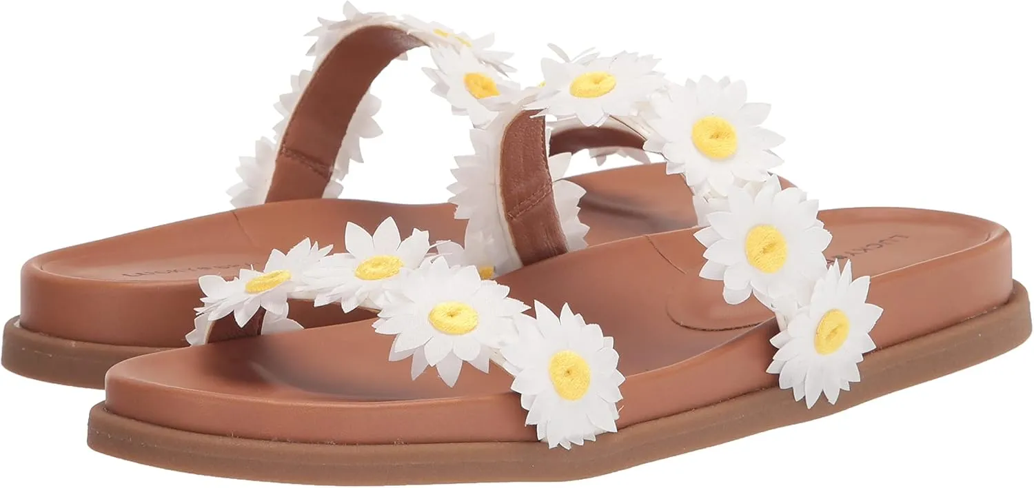 Lucky Brand Women's Pallyon Daisy Slide Sandal
