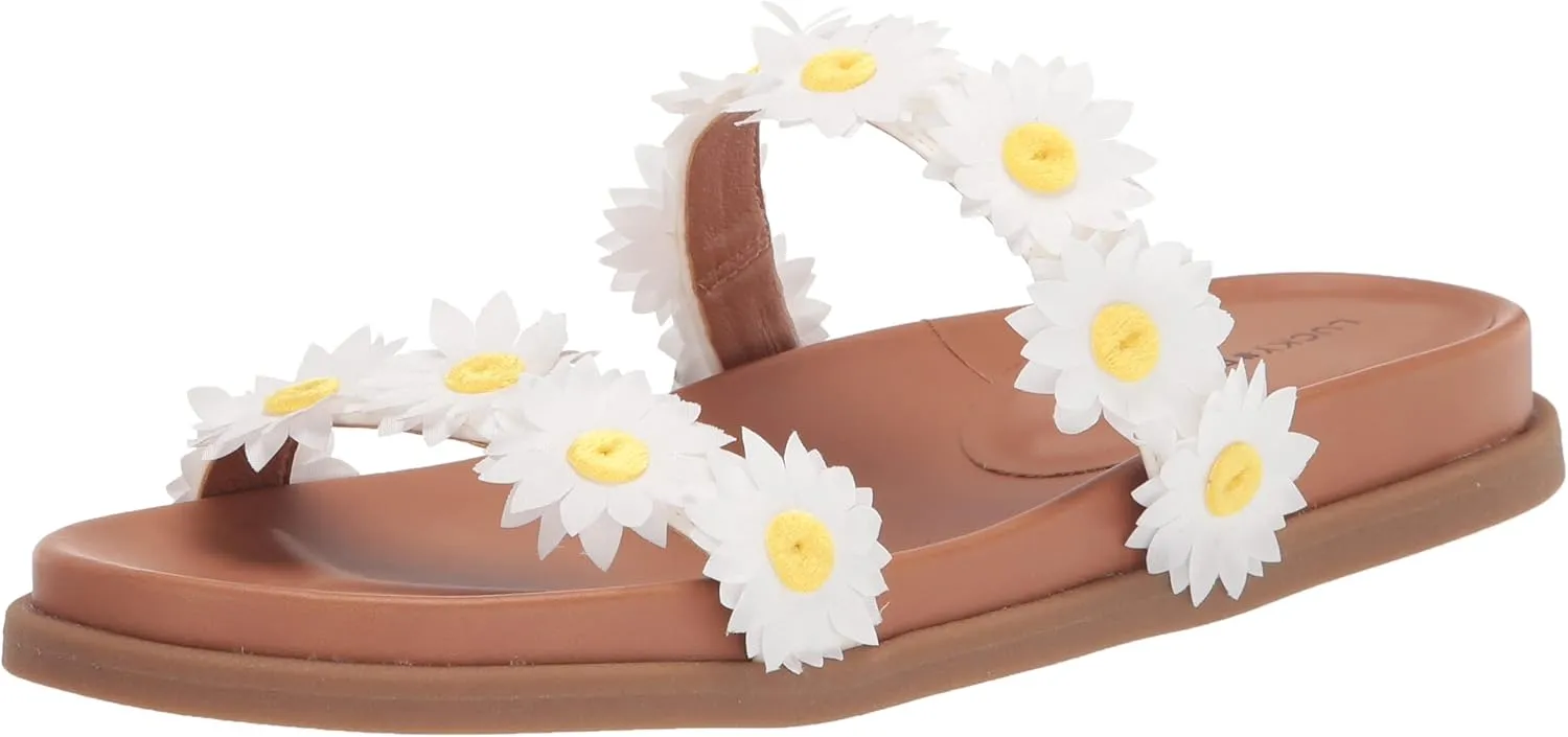 Lucky Brand Women's Pallyon Daisy Slide Sandal