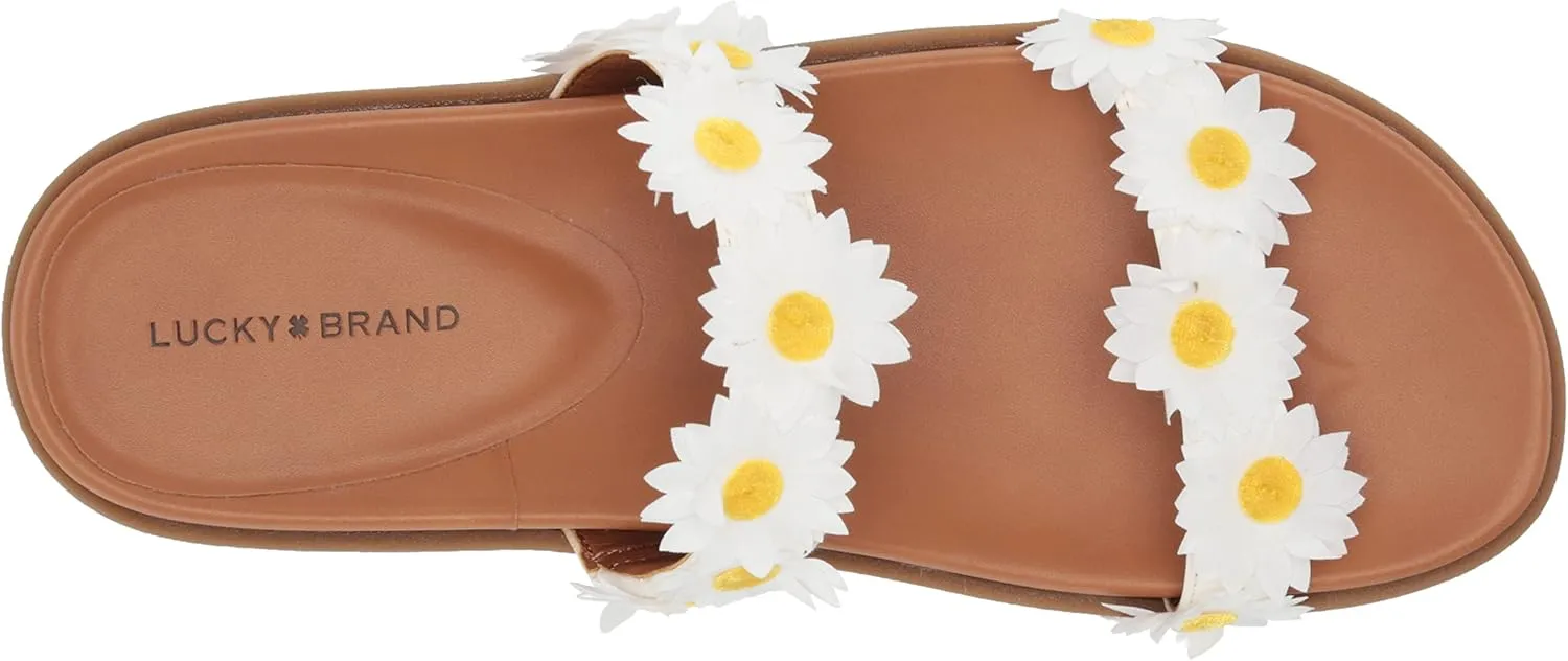 Lucky Brand Women's Pallyon Daisy Slide Sandal
